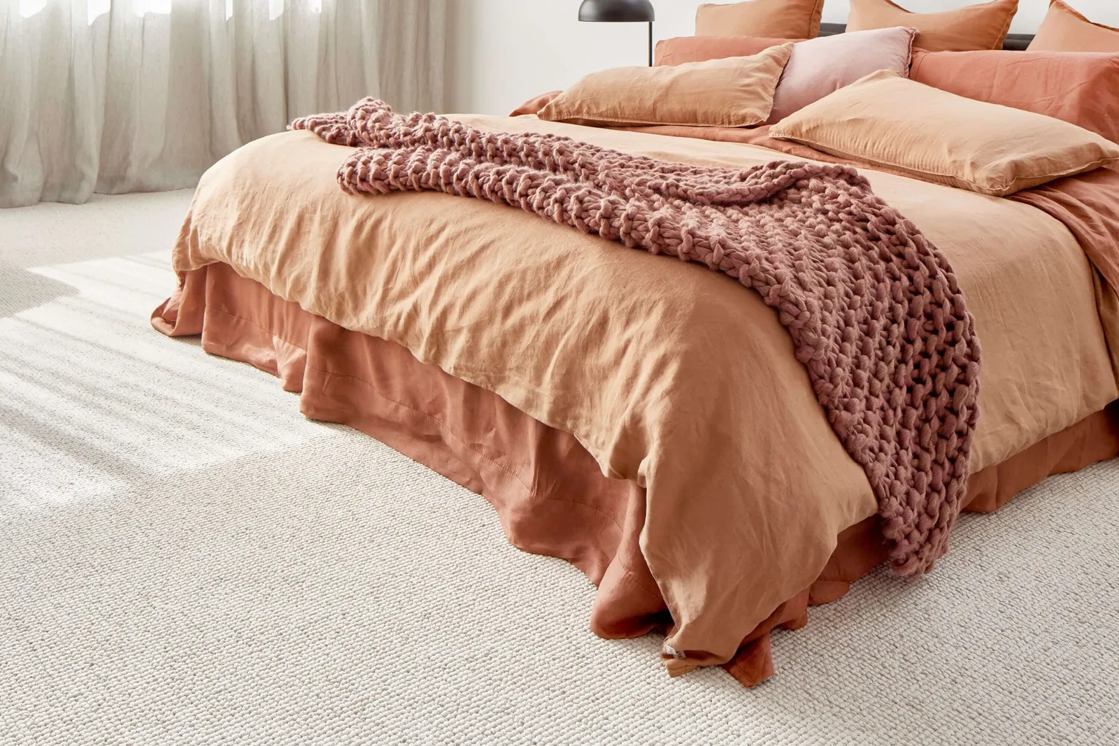 Serene Harmony carpet in a bedroom
