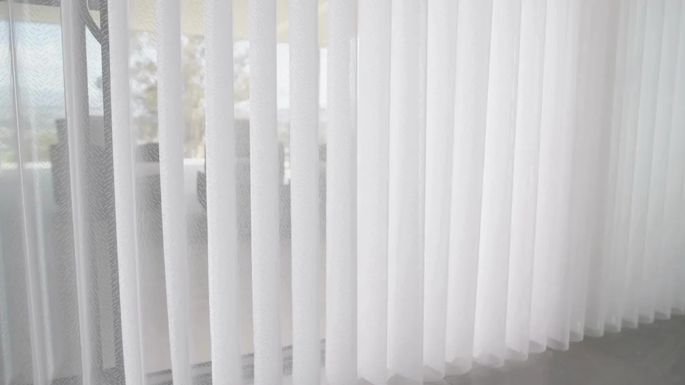 Wave fold curtains