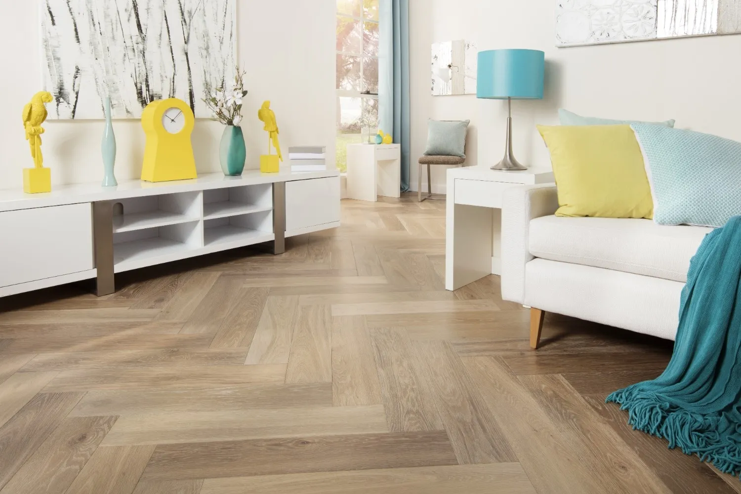 Grand Oak Herringbone — lifestyle photo 2